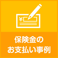 保険金のお支払い事例